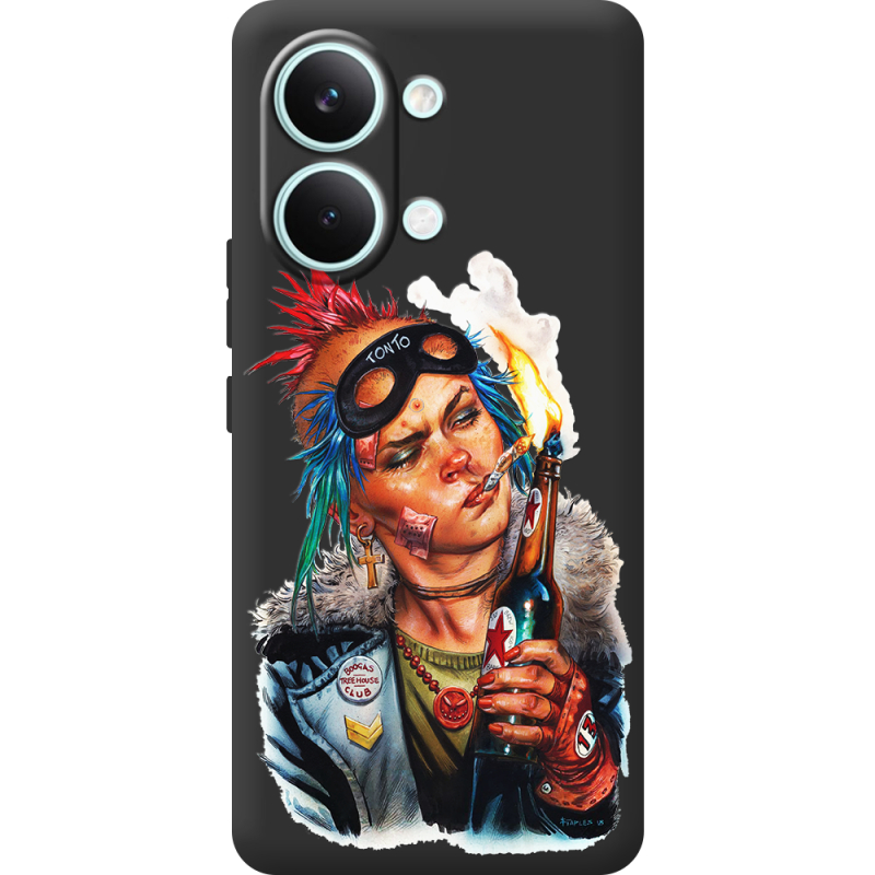 Чорний чохол BoxFace Poco X8 Pro Max Tanker Girl