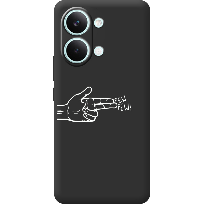 Чорний чохол BoxFace Poco X8 Pro Max Pew Pew