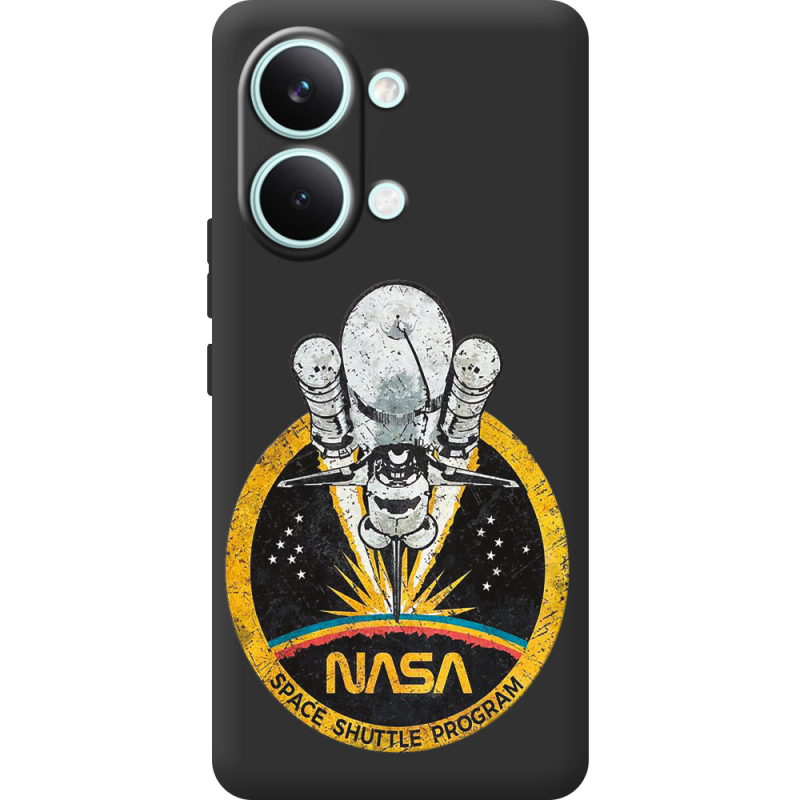 Чорний чохол BoxFace Poco X8 Pro Max NASA Spaceship