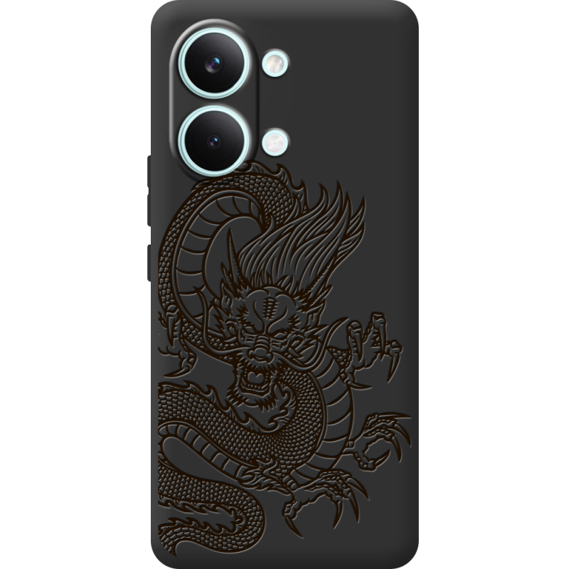 Чорний чохол BoxFace Poco X8 Pro Max Chinese Dragon