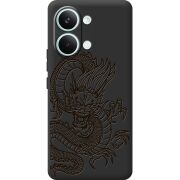 Чорний чохол BoxFace Poco X8 Pro Max Chinese Dragon