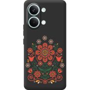 Чорний чохол BoxFace Poco X8 Pro Max Ukrainian Ornament