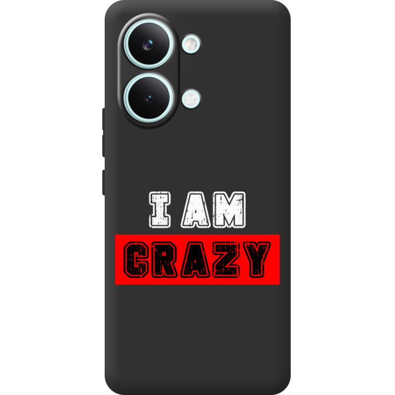 Чорний чохол BoxFace Poco X8 Pro Max I'm Crazy