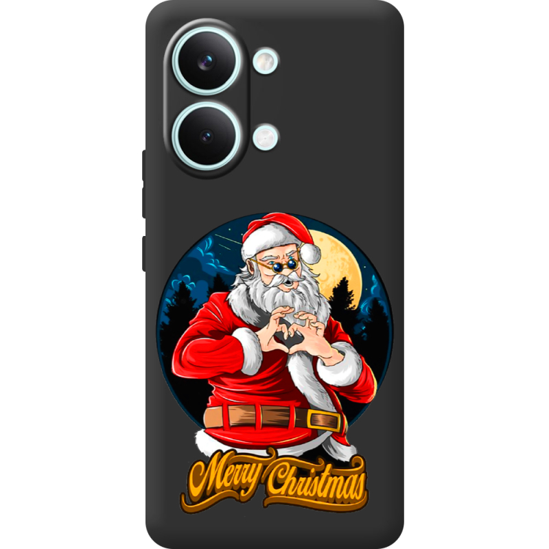 Чорний чохол BoxFace Poco X8 Pro Max Cool Santa