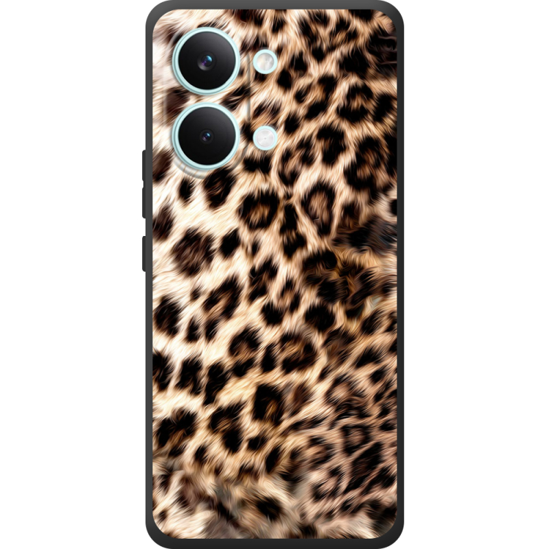 Чорний чохол BoxFace Poco X8 Pro Max Леопардовий