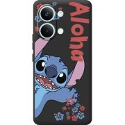 Чорний чохол BoxFace Poco X8 Pro Max Гавайський гість Stich