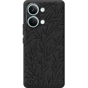 Чорний чохол BoxFace Poco X8 Pro Max Leaves