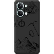 Чорний чохол BoxFace Poco X8 Pro Max Mountains