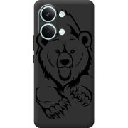 Чорний чохол BoxFace Poco X8 Pro Max Grizzly Bear
