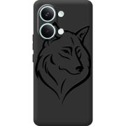 Чорний чохол BoxFace Poco X8 Pro Max Wolf