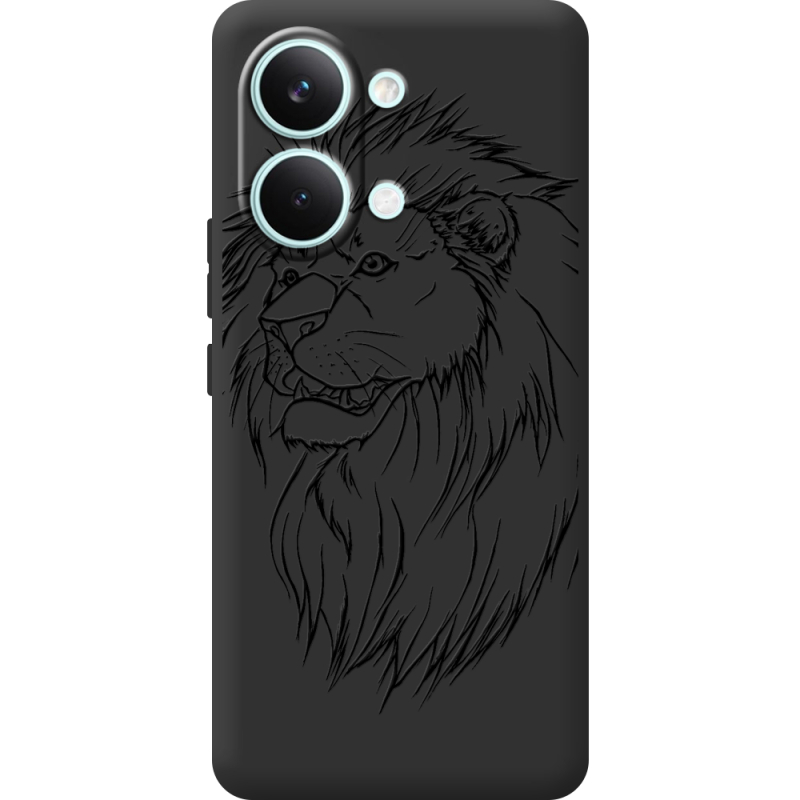 Чорний чохол BoxFace Poco X8 Pro Max Lion