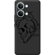 Чорний чохол BoxFace Poco X8 Pro Max Skull and Roses