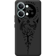 Чорний чохол BoxFace Poco X8 Pro Max Hugin and Munin