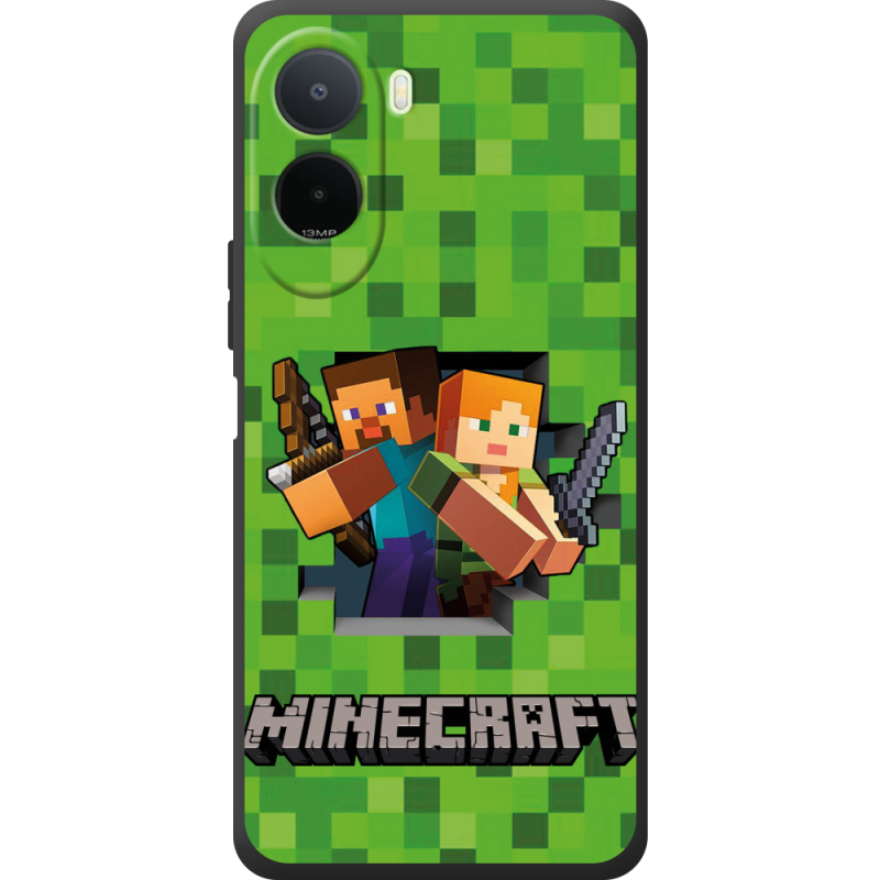 Чохол BoxFace Xiaomi Redmi A7 Pro Майнкрафт Стів і Алекс