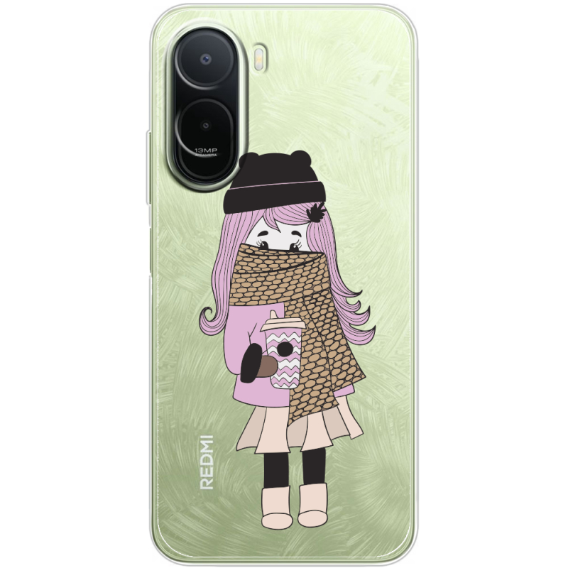 Прозорий чохол BoxFace Xiaomi Redmi A7 Pro Winter Morning Girl