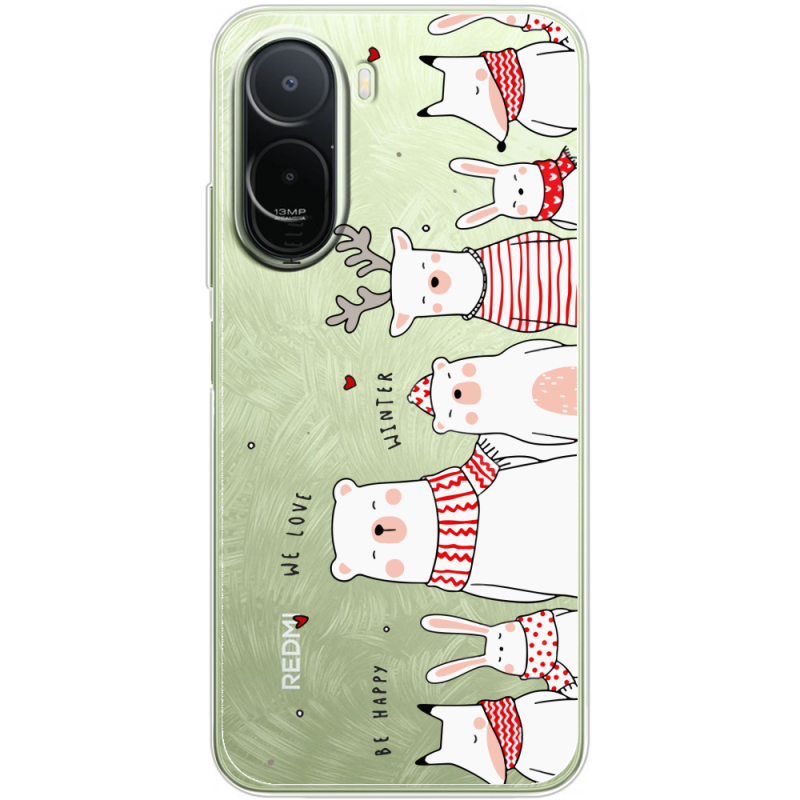 Прозорий чохол BoxFace Xiaomi Redmi A7 Pro The Friendly Beasts