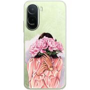 Прозорий чохол BoxFace Xiaomi Redmi A7 Pro Девушка с Пионами