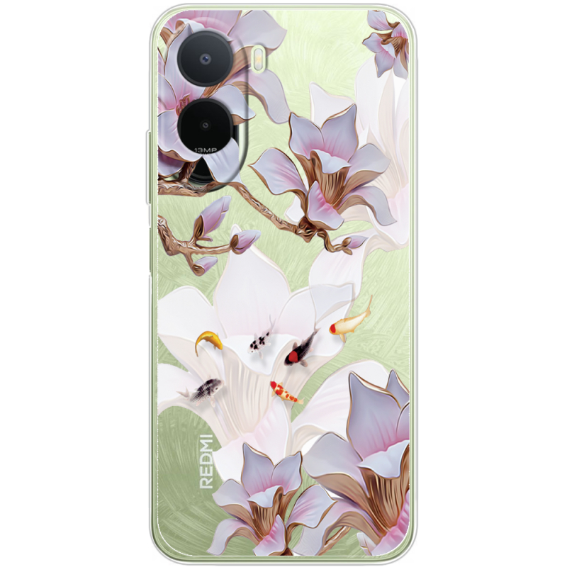 Прозорий чохол BoxFace Xiaomi Redmi A7 Pro Chinese Magnolia