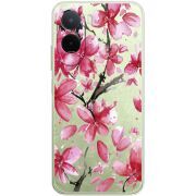 Прозорий чохол BoxFace Xiaomi Redmi A7 Pro Pink Magnolia