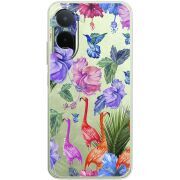 Прозорий чохол BoxFace Xiaomi Redmi A7 Pro Flamingo