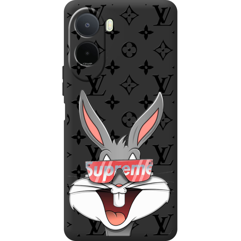Чорний чохол BoxFace Xiaomi Redmi A7 Pro looney bunny