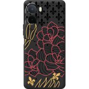 Чорний чохол BoxFace Xiaomi Redmi A7 Pro FranceFlowers