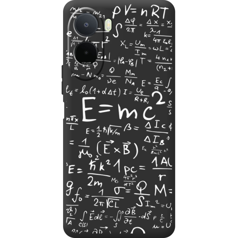 Чорний чохол BoxFace Xiaomi Redmi A7 Pro E=mc2