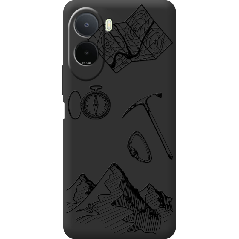 Чорний чохол BoxFace Xiaomi Redmi A7 Pro Mountains