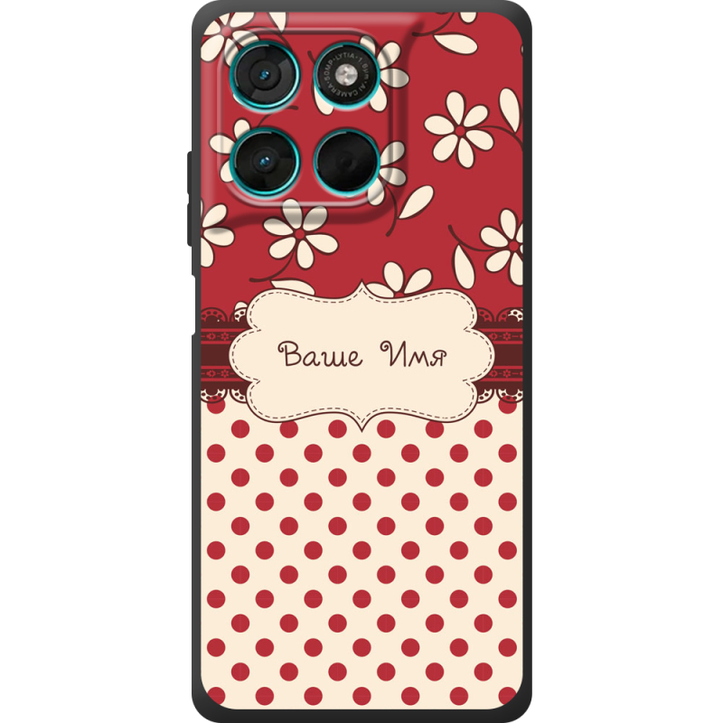 Чохол BoxFace Moto G77 Именной Polka Dots