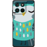 Чохол BoxFace Moto G77 Green Owl