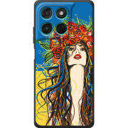 Чохол BoxFace Moto G77 Ukraine Girl