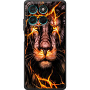 Чохол BoxFace Moto G77 Fire Lion