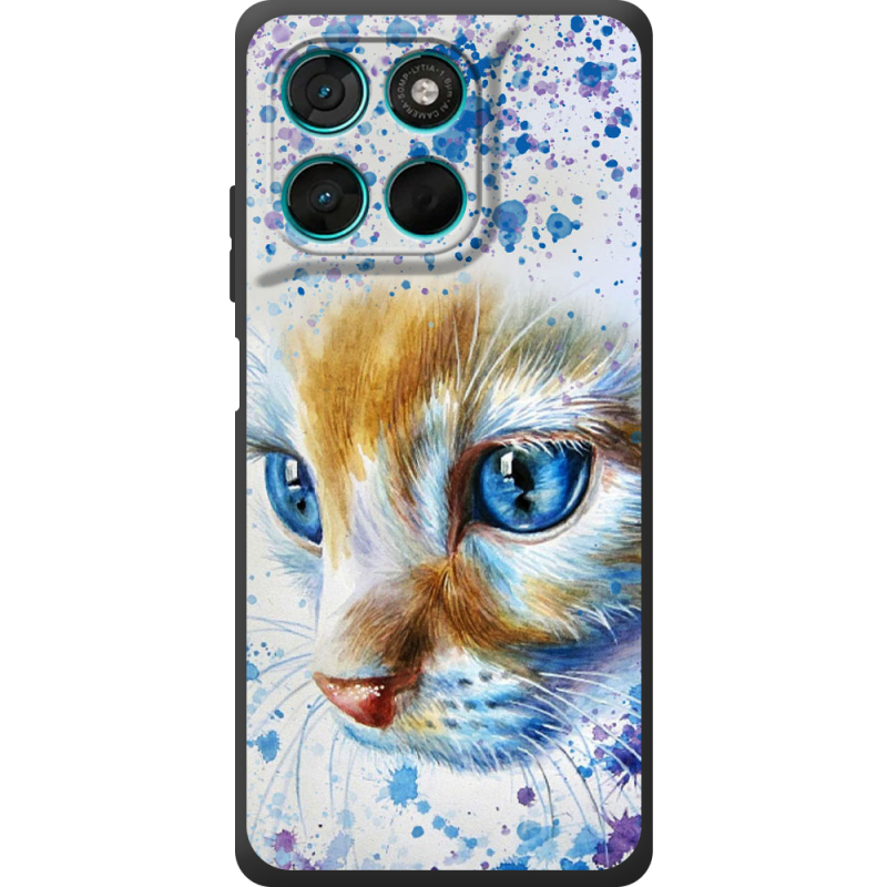 Чохол BoxFace Moto G77 Голубоглазый Кот