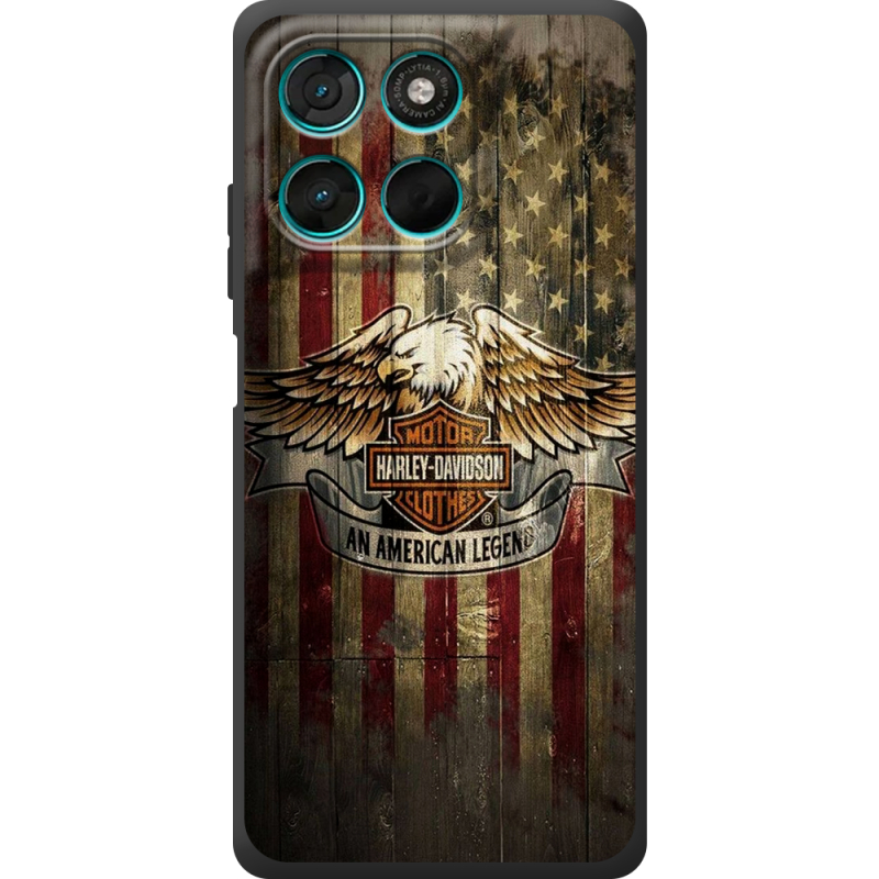 Чохол BoxFace Moto G77 Harley An American Legend