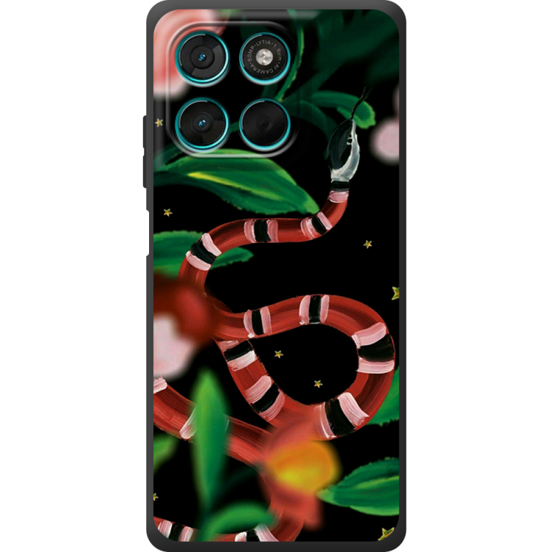 Чохол BoxFace Moto G77 Red Snake