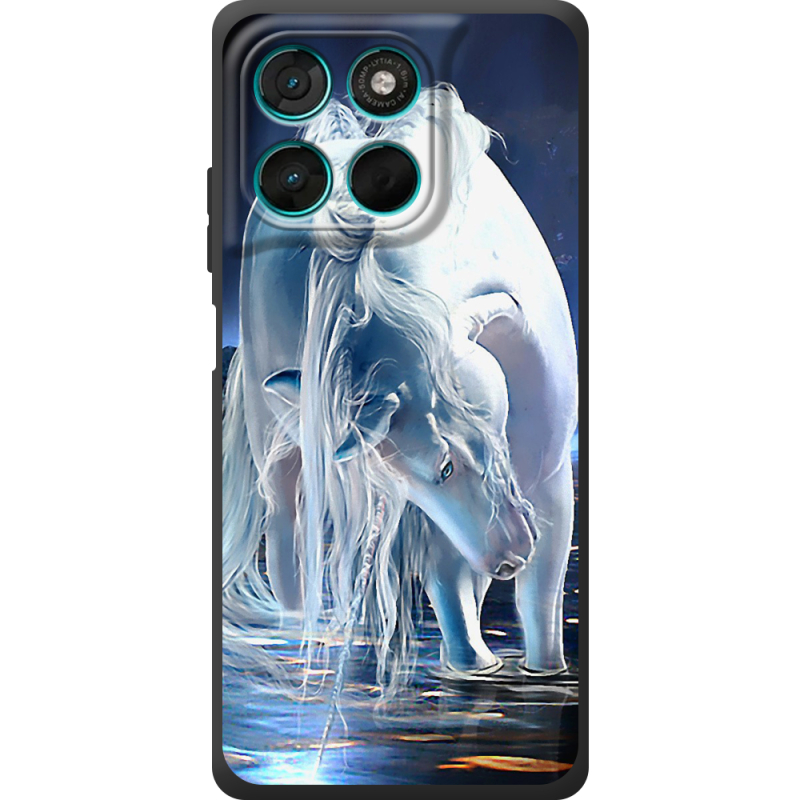 Чохол BoxFace Moto G77 White Horse