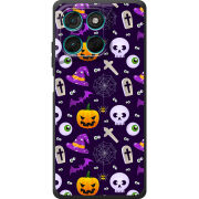 Чохол BoxFace Moto G77 Halloween Purple Mood