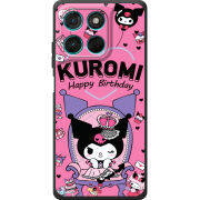 Чохол BoxFace Moto G77 День народження Kuromi