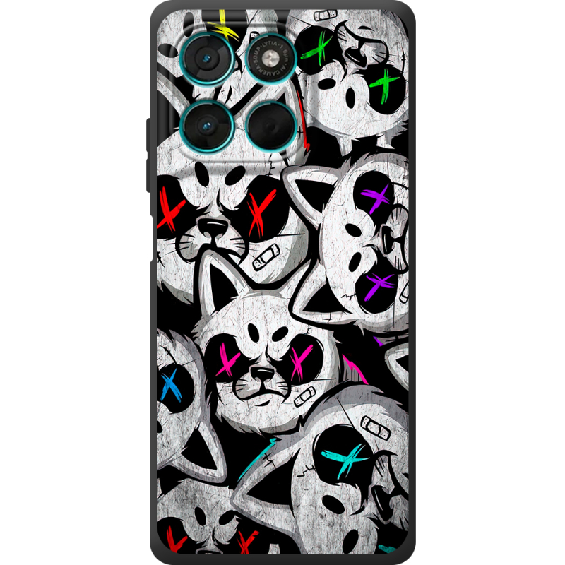 Чохол BoxFace Moto G77 Monster meow