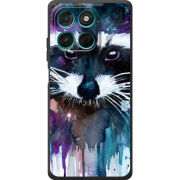 Чохол BoxFace Moto G77 Акварельный енот
