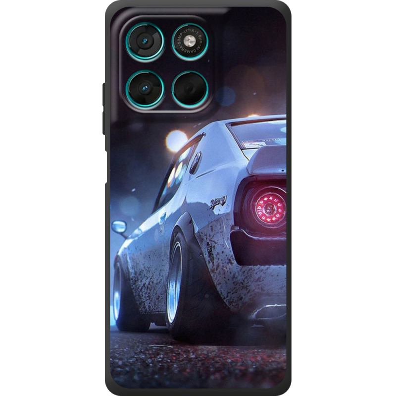 Чохол BoxFace Moto G77 Silver Car