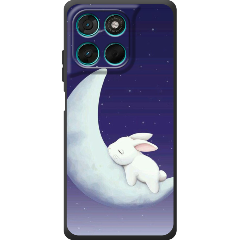 Чохол BoxFace Moto G77 Moon Bunny