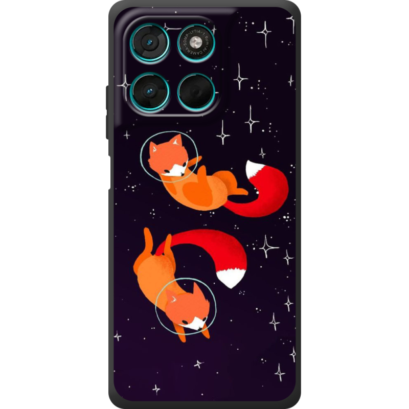 Чохол BoxFace Moto G77 Fox-Astronauts