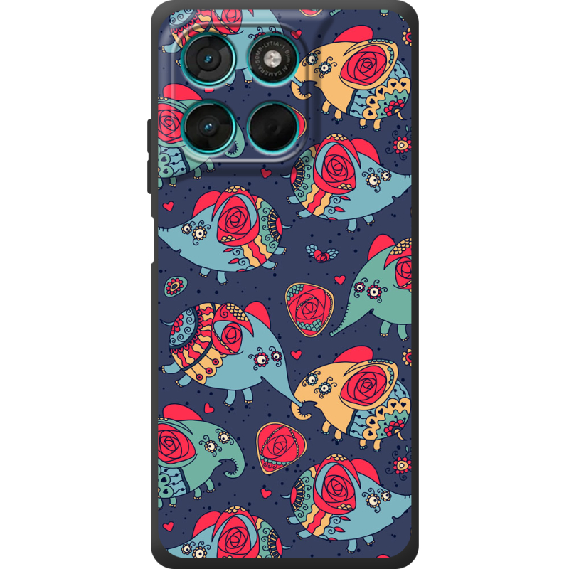 Чохол BoxFace Moto G77 Flying Elephants