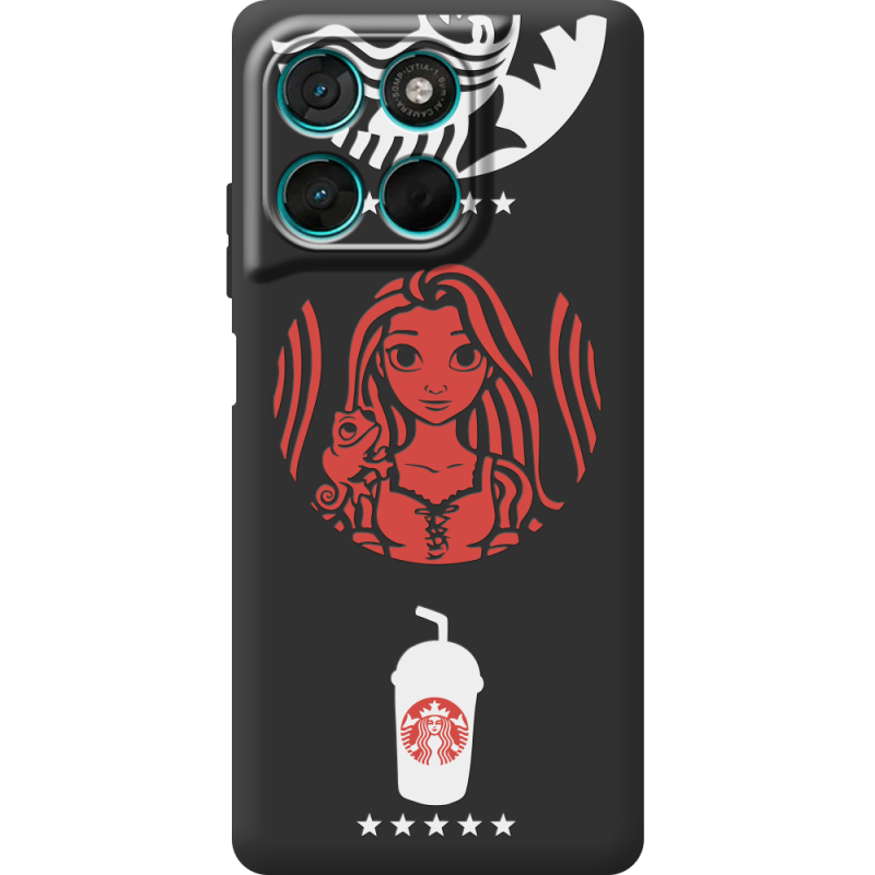 Чорний чохол BoxFace Moto G77 RedWhite Coffee