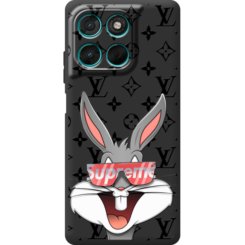 Чорний чохол BoxFace Moto G77 looney bunny