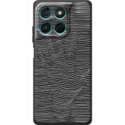 Чорний чохол BoxFace Moto G77 Optical Hand