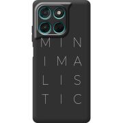 Чорний чохол BoxFace Moto G77 Minimalistic