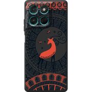 Чорний чохол BoxFace Moto G77 Ornament