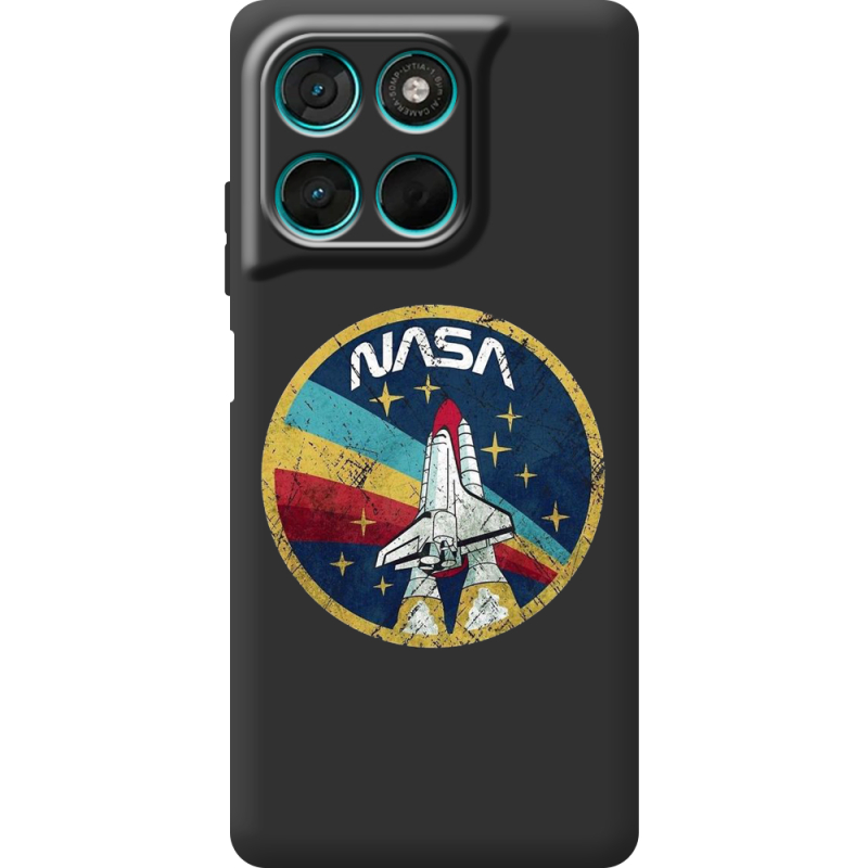 Чорний чохол BoxFace Moto G77 NASA